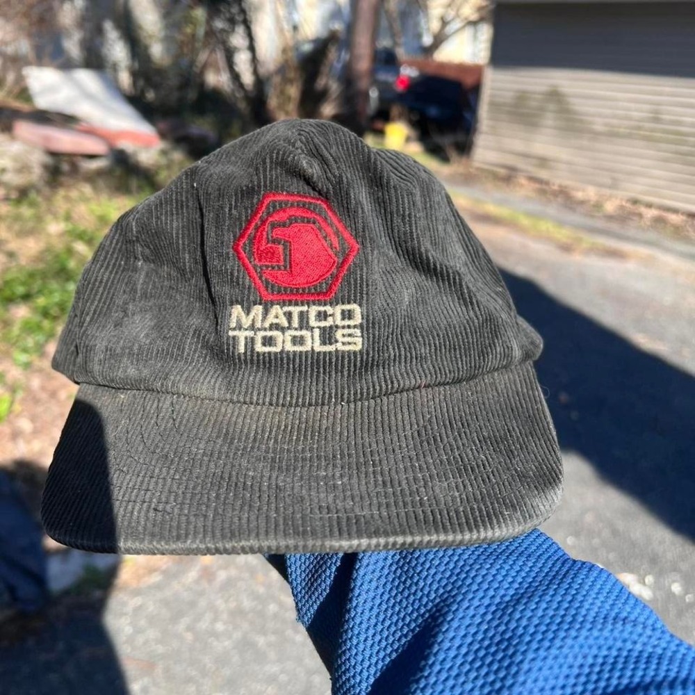 1990s Matco Tools Corduroy SnapBack Hat